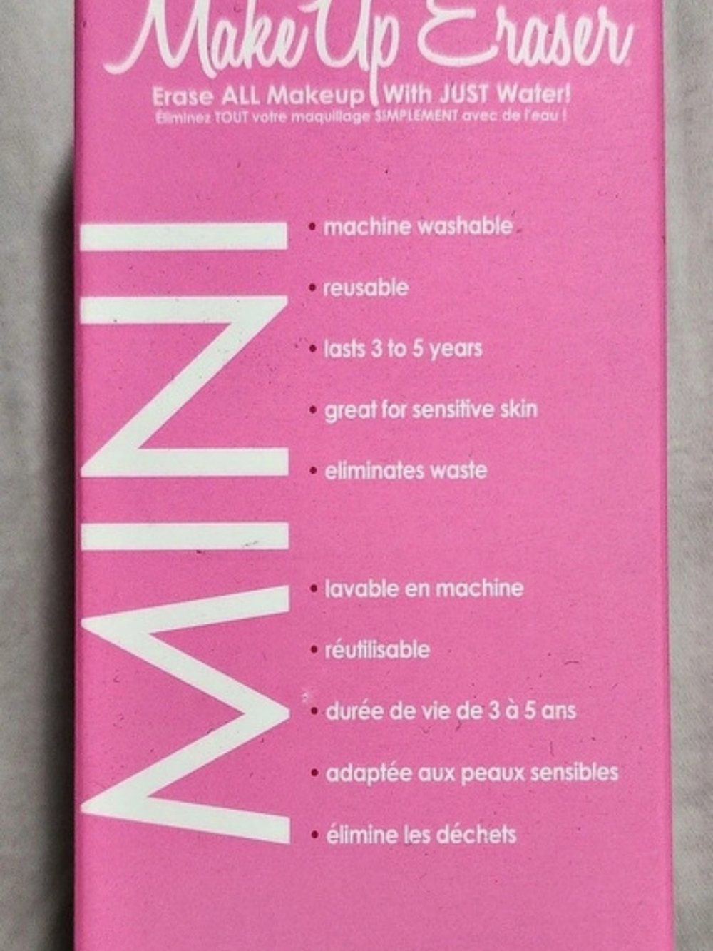 The Original MakeUp Eraser MakeUp Eraser Reusable Makeup Remover Cloth Pink NWT